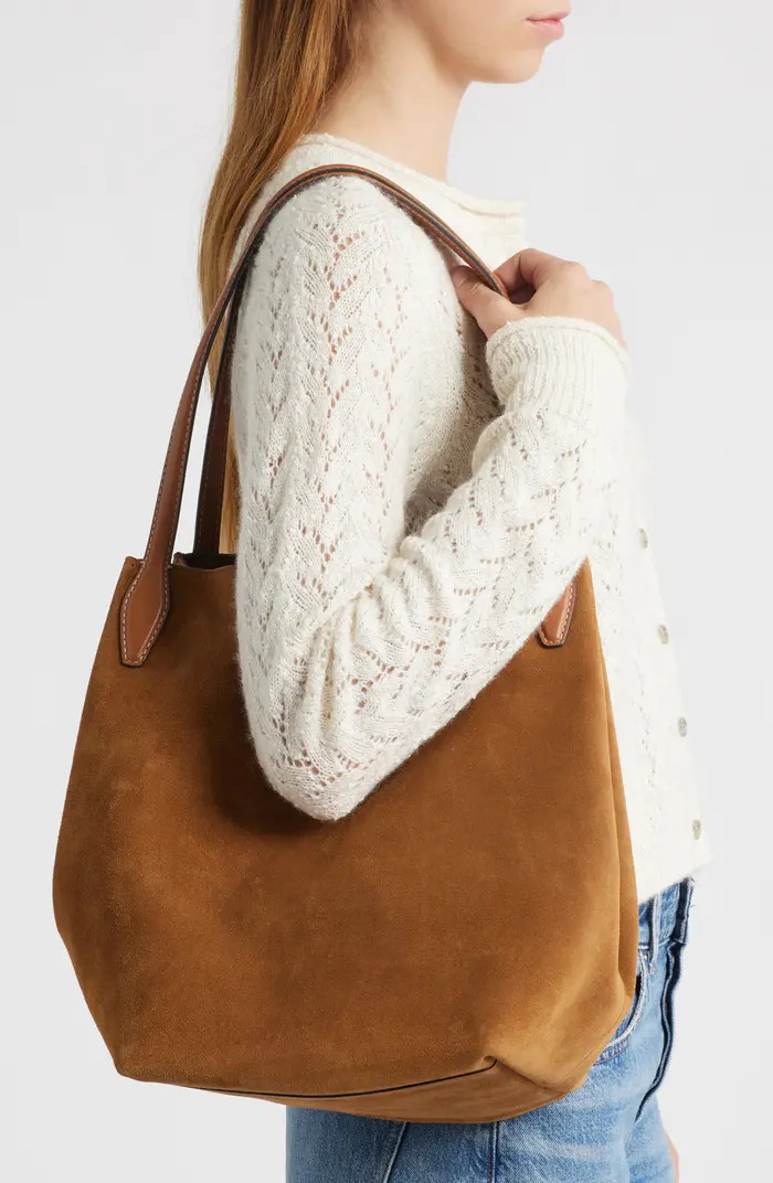 The Suede Shopper Tote | Nordstrom