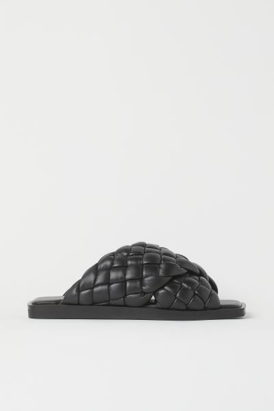 Braided Leather Slides | H&M (US + CA)