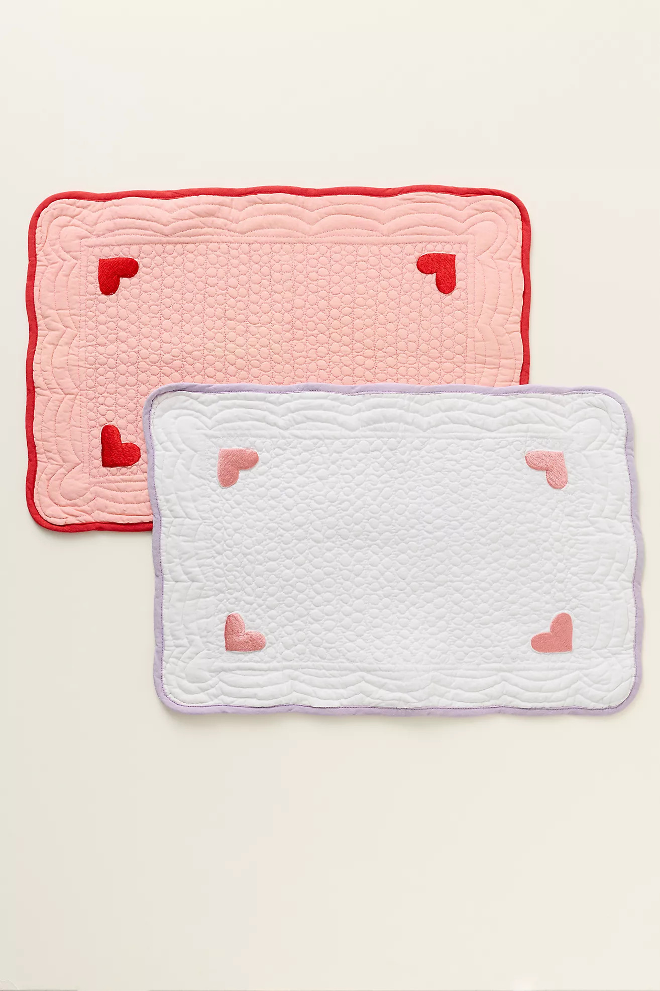 Quilted Heart Reversible Placemat | Anthropologie (US)