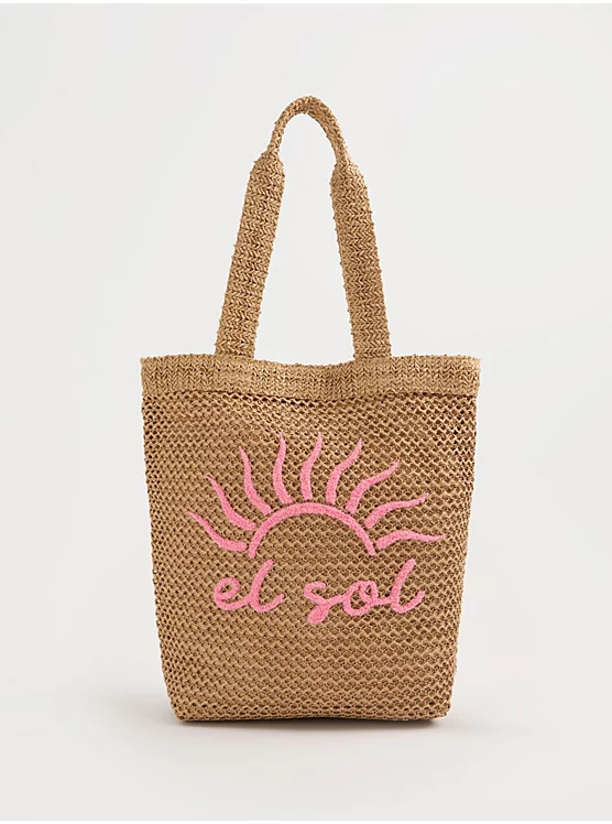 El Sol Straw Tote Bag | George