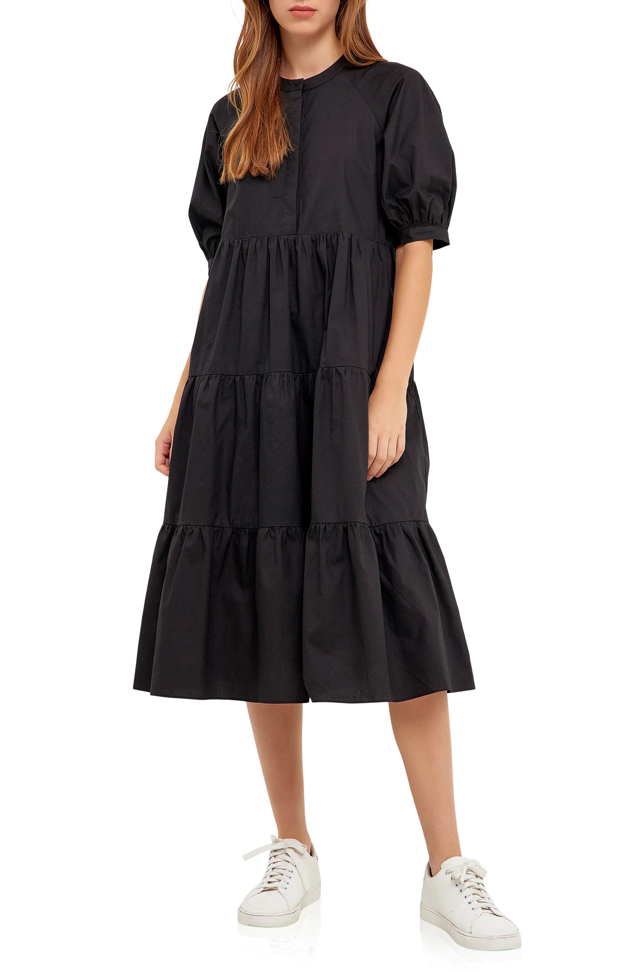 Puff Sleeve Dress (Women) | Nordstrom | Nordstrom