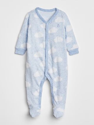 Baby First Favorite Print Footed One-Piece | Gap (US)