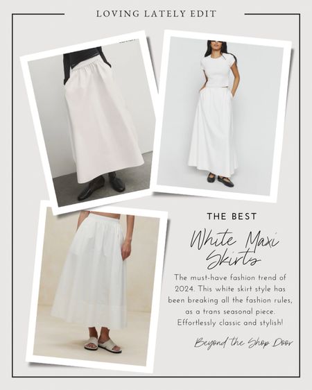 On Trend - The White Maxi Skirt

The must-have fashion trend of 2024. This white skirt style has been breaking all the fashion rules, as a trans seasonal piece.

Effortlessly classic and stylish!

Long White Skirt | White Poplin Skirt | White Maxi Skirtt


#LTKnewzealand #LTKover50style #LTKstyletip