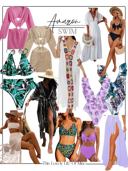 My recent Amazon swim order coverup spring break bikini 

#LTKSeasonal #LTKtravel #LTKswim