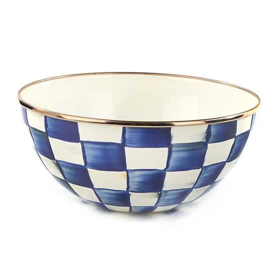 Royal Check Enamel Everyday Bowl - Small | MacKenzie-Childs