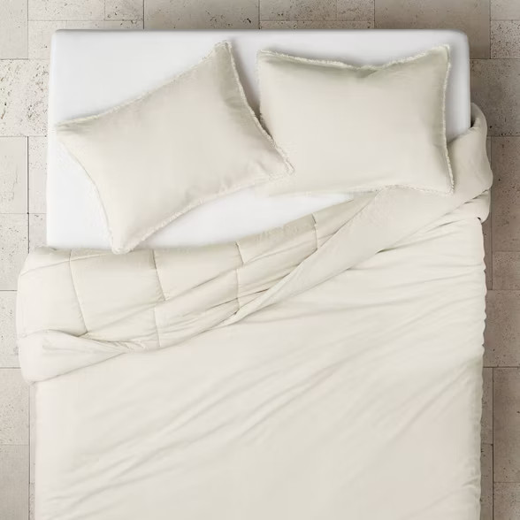 Heavyweight Linen Blend Comforter & Sham Set - Casaluna™ | Target