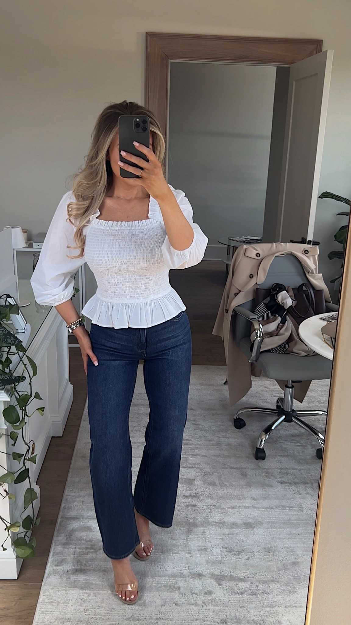 Obsessed with these jeans for spring and summer! 
Wearing a size 25!  These are so soft and don’t gap at the waist! 

#LTKootd
