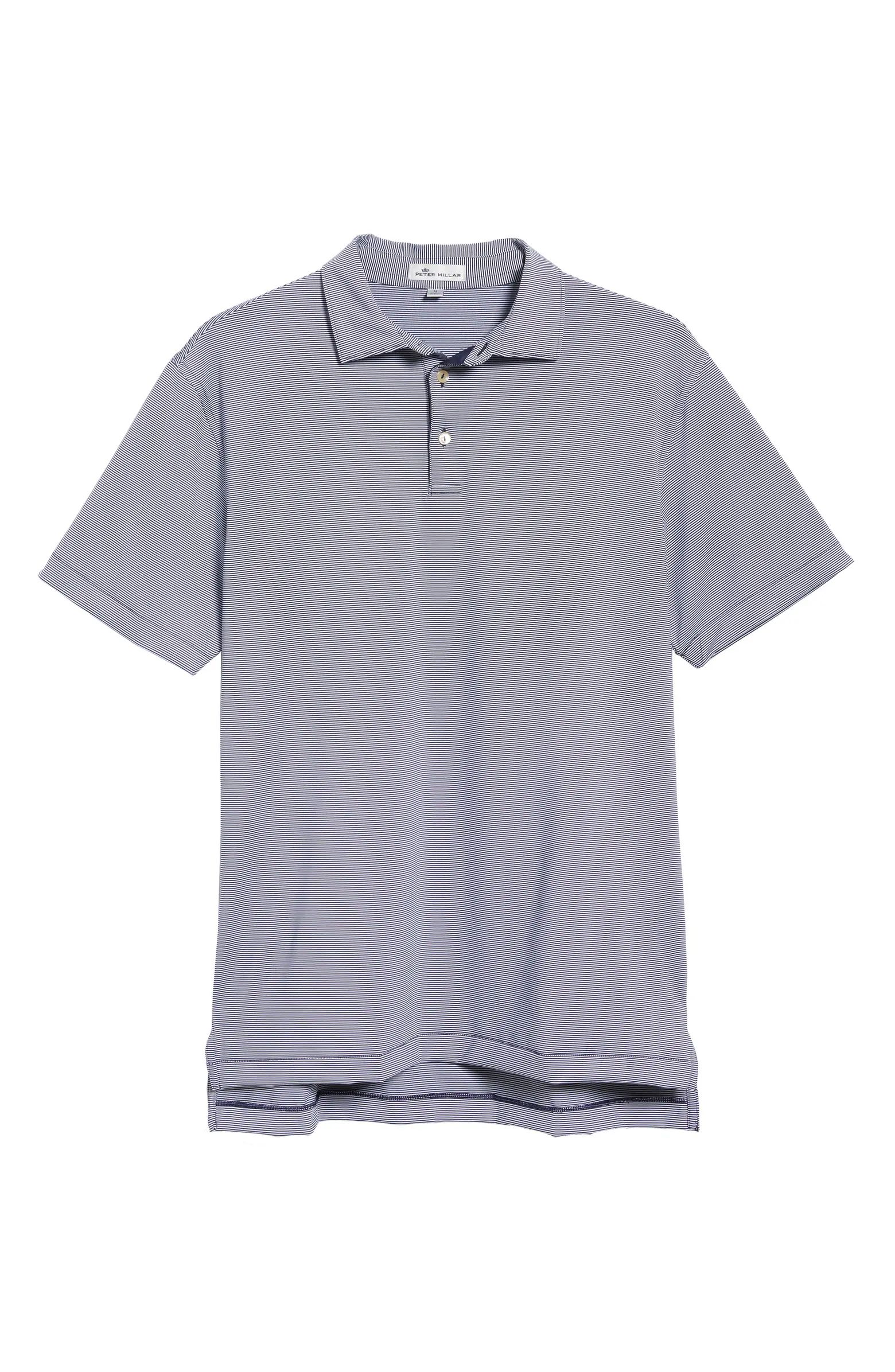 Peter Millar Jubilee Stripe Stretch Jersey Performance Polo | Nordstrom | Nordstrom