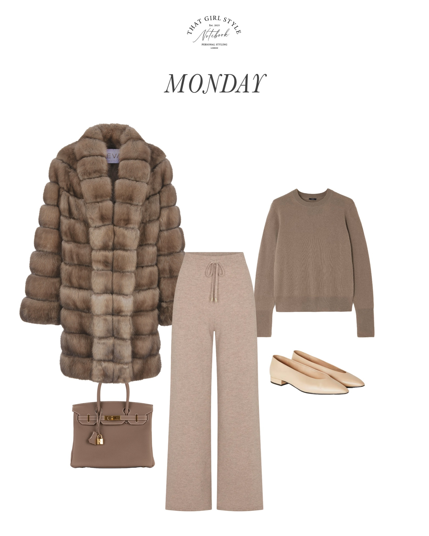 Look 85 | Coat Heva, Trousers N.Peal, Jumper Joseph, Bag Hermès, Shoes Loro Piana

#LTKstyletip #LTKwinter #LTKluxury