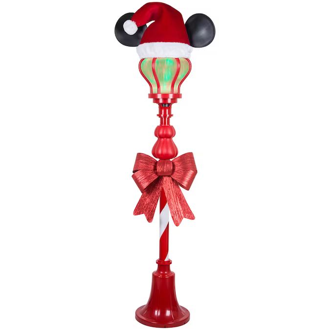 Gemmy Disney/Pixar 60-in Mickey Mouse Lamp Post with Multicolor LED Lights Lowes.com | Lowe's
