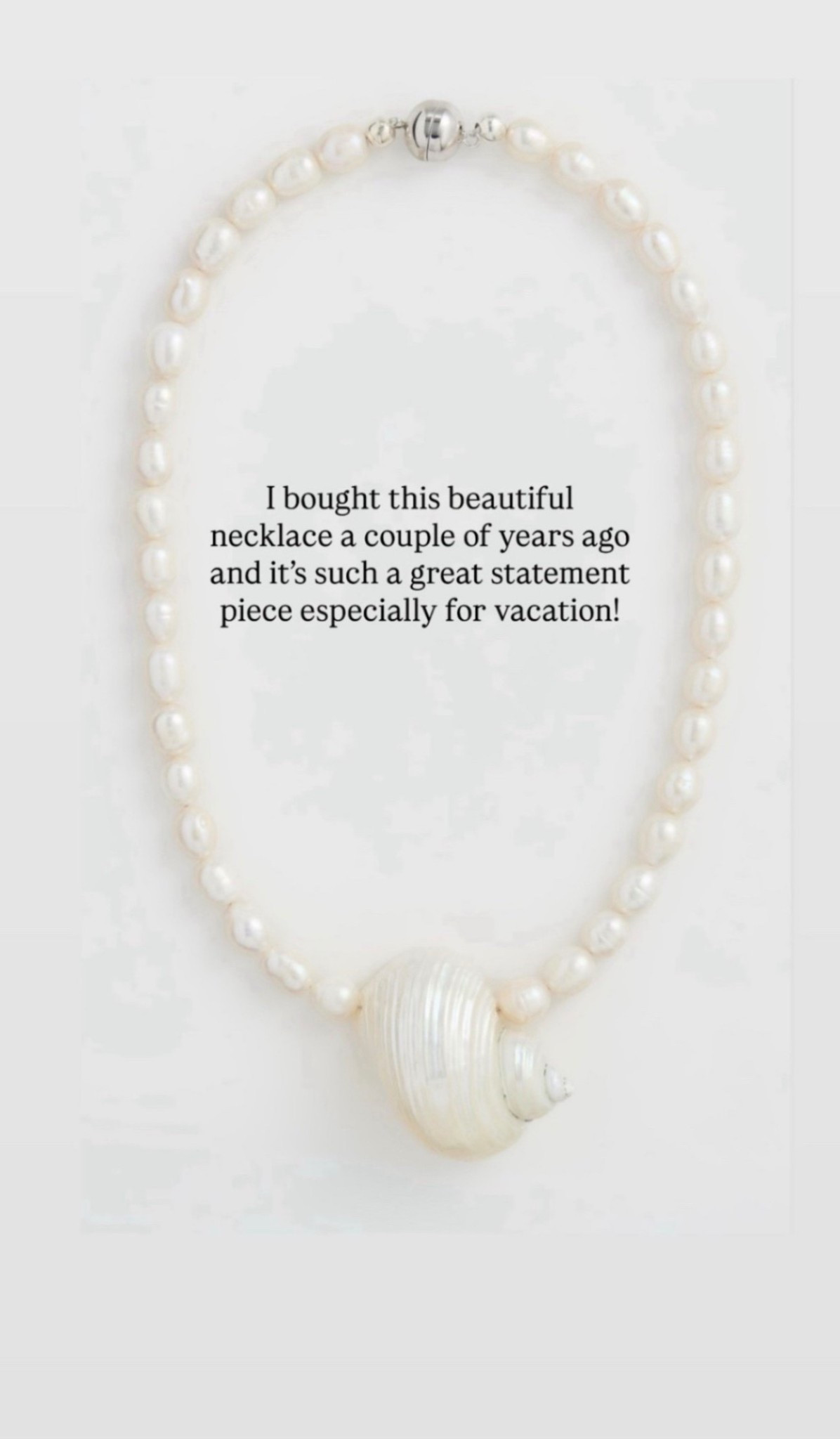 One of my favorite necklace I bought a couple of years ago for vacation. Such. Great statement piece! #stylinbyaylin #aylin #necklace 

#LTKTravel #LTKBeauty #LTKgrwm