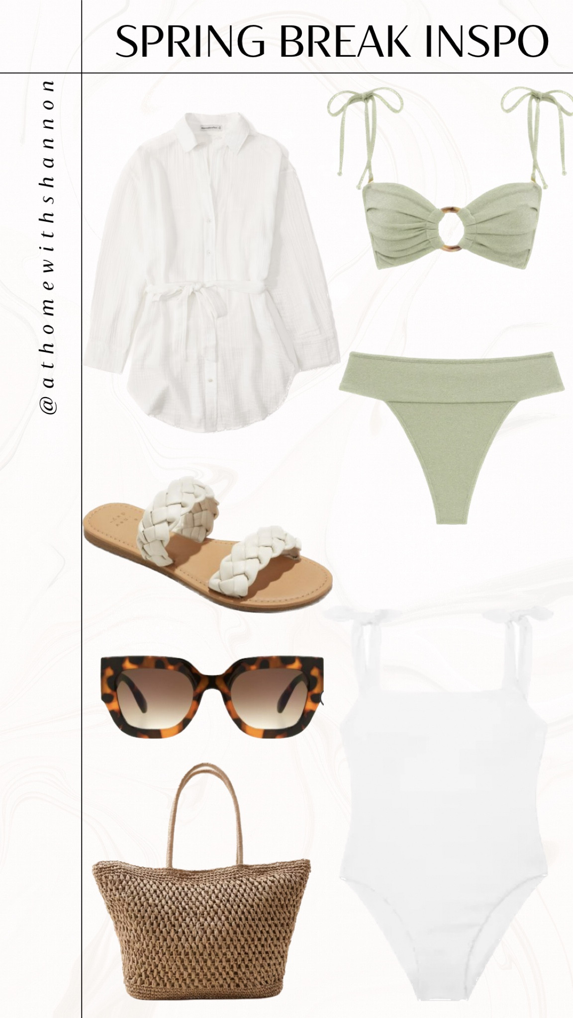 SPRING BREAK INSPO!! Obsessed with this green swim suit!! 

#LTKSale #LTKSeasonal #LTKFind