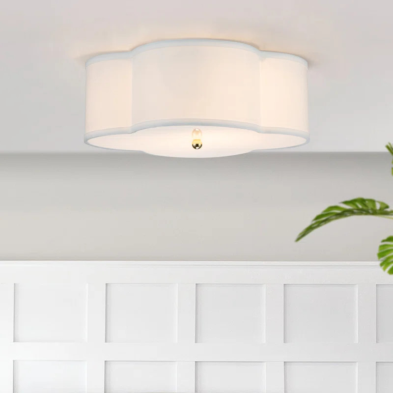 Alice Fabric Flush Mount | Wayfair North America