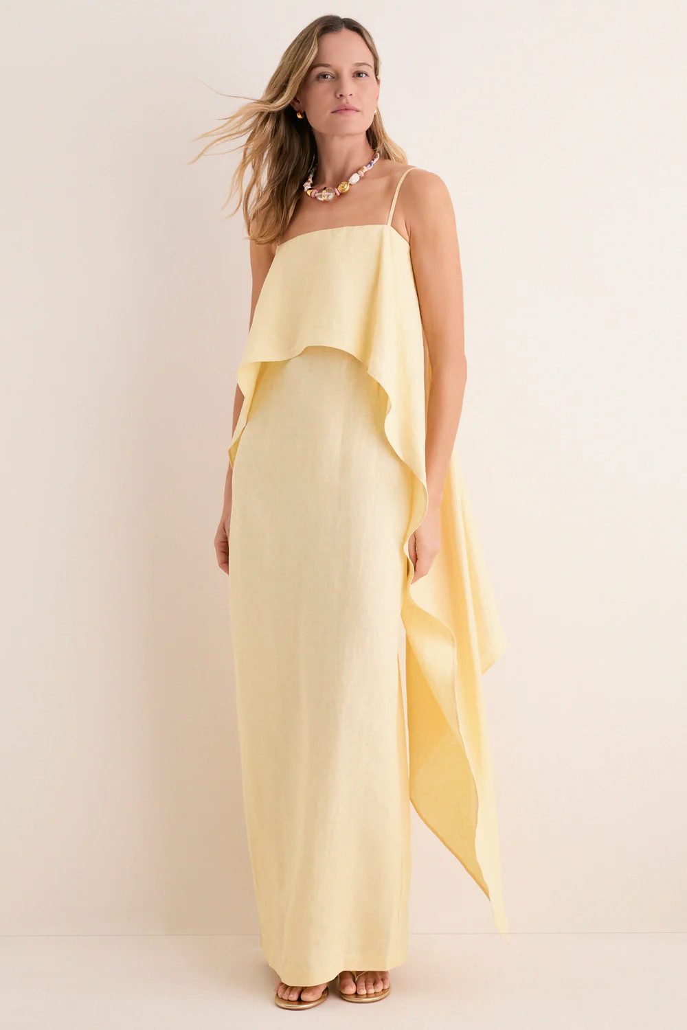 Butter Valencia Linen Dress | Tuckernuck (US)