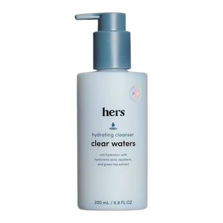Hers Clear Waters Hydrating Facial Cleanser All Skin Types 6.8 fl oz | Walmart (US)