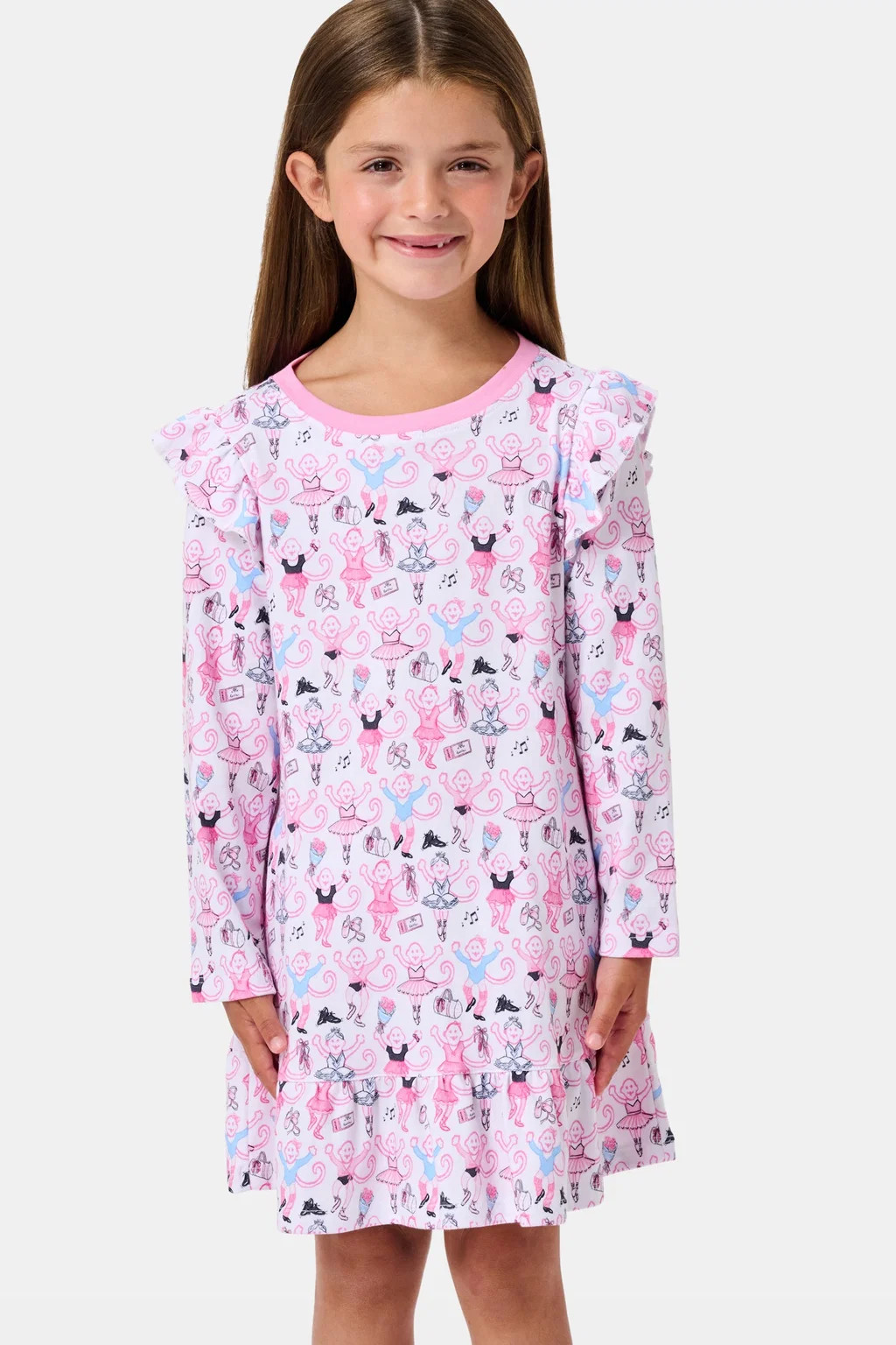 Kids Monkey Pirouette Isa Dress | Roller Rabbit