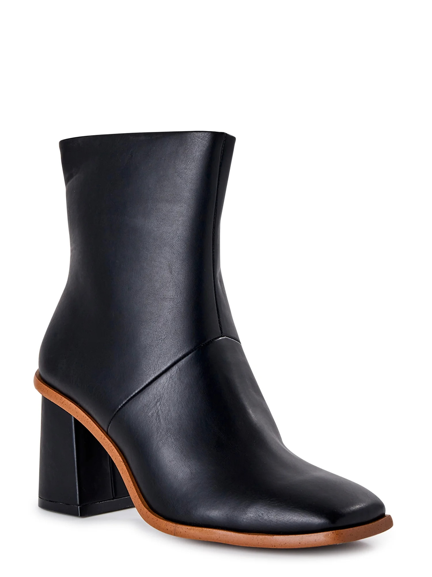 Time and Tru Women's Square-Toe Dress Booties | Walmart (US)