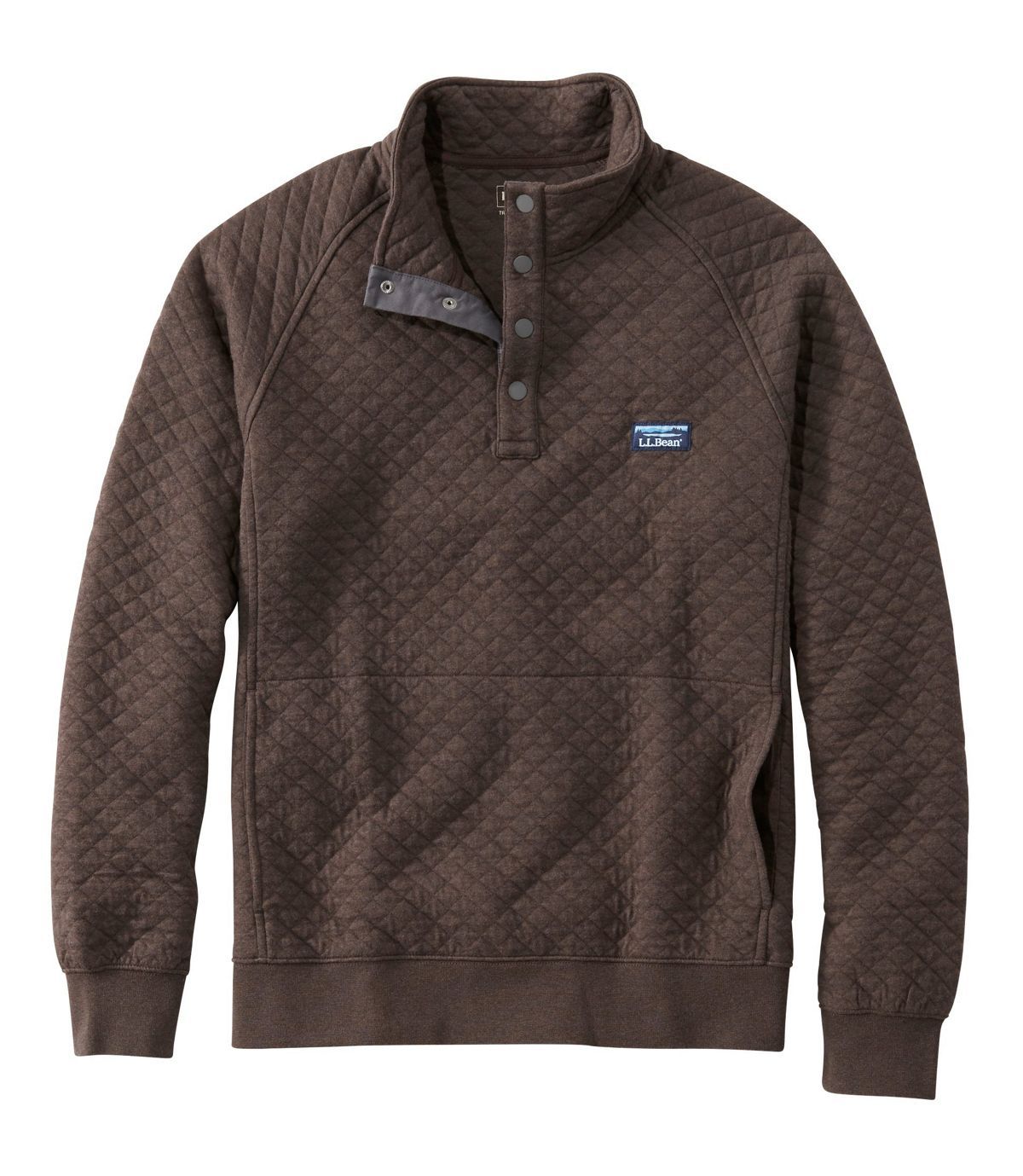 Men's Quilted Sweatshirt, Mockneck | L.L. Bean