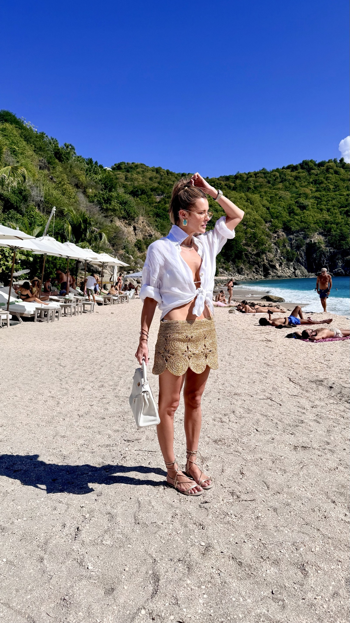 This skirt got so many compliments! It comes in about 10 different colors and I’m wearing a small! Layered it with a linen button down and had my swimsuit on underneath! Also KERRENTLY15 saves you 15% on the white button down! 

#LTKTravel #LTKootd #LTKSwim
