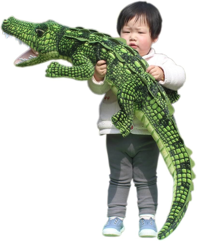 JESONN Realistic Soft Plush Animals Stuffed Toys Crocodile for Kids' Pillow and Gifts,43.3 Inches... | Amazon (US)