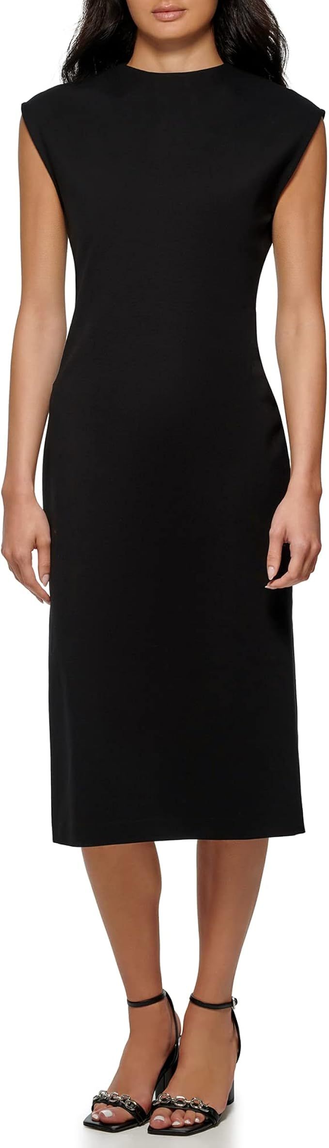 Calvin Klein Women's Ponte Formal Fitted Dress | Amazon (US)