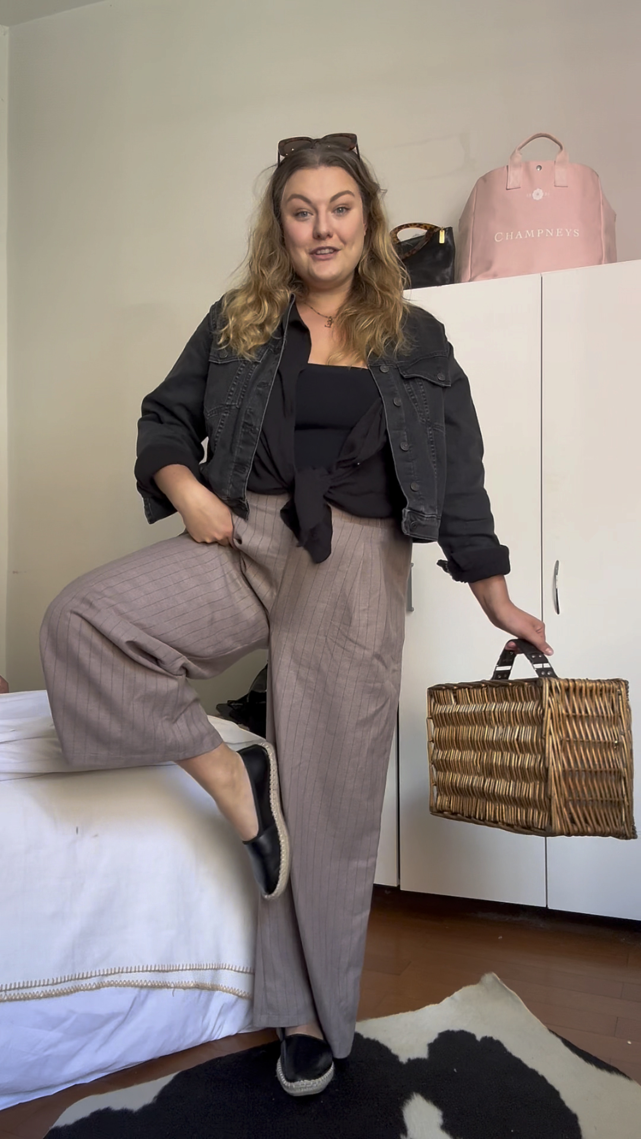 Outfit 2/39 from my spring/summer capsule wardrobe with asos ☺️

Sizes:

🪩 Espadrilles are a 7 & stretch a bit on the first wear to be super comfy 

🪩 Trousers are an 18 but a little big so true to size, don’t size up!

🪩 Bandeau is a L (I’m a 36E and fits perfectly)

🪩 Shirt is a size 16

🪩 Jacket is a large 

#LTKspring #LTKmidsize #LTKcurves