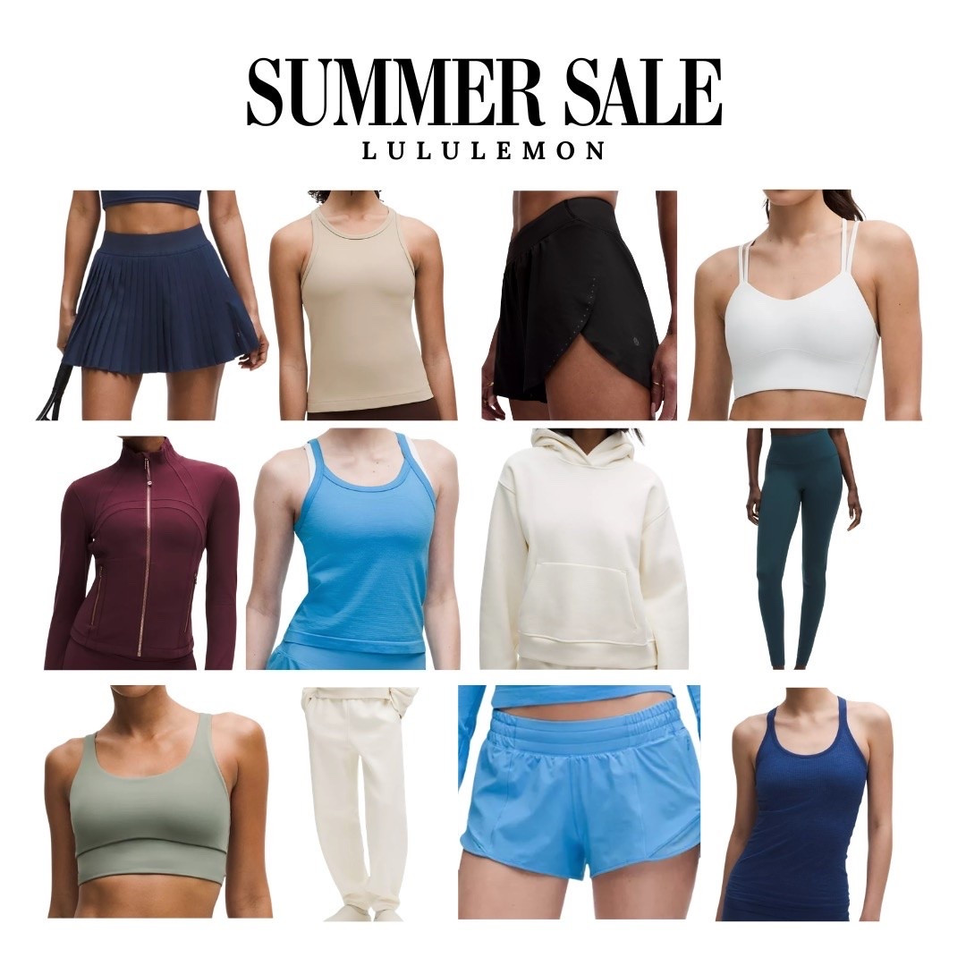 If you’re looking to refresh your athletic and activewear wardrobe, now is the perfect time to shop Lululemon’s summer sale. Best sellers are marked down, but sizes are moving fast, so don’t wait too long to grab your favorites

#LTKmomlife #LTKActive #LTKSaleAlert
