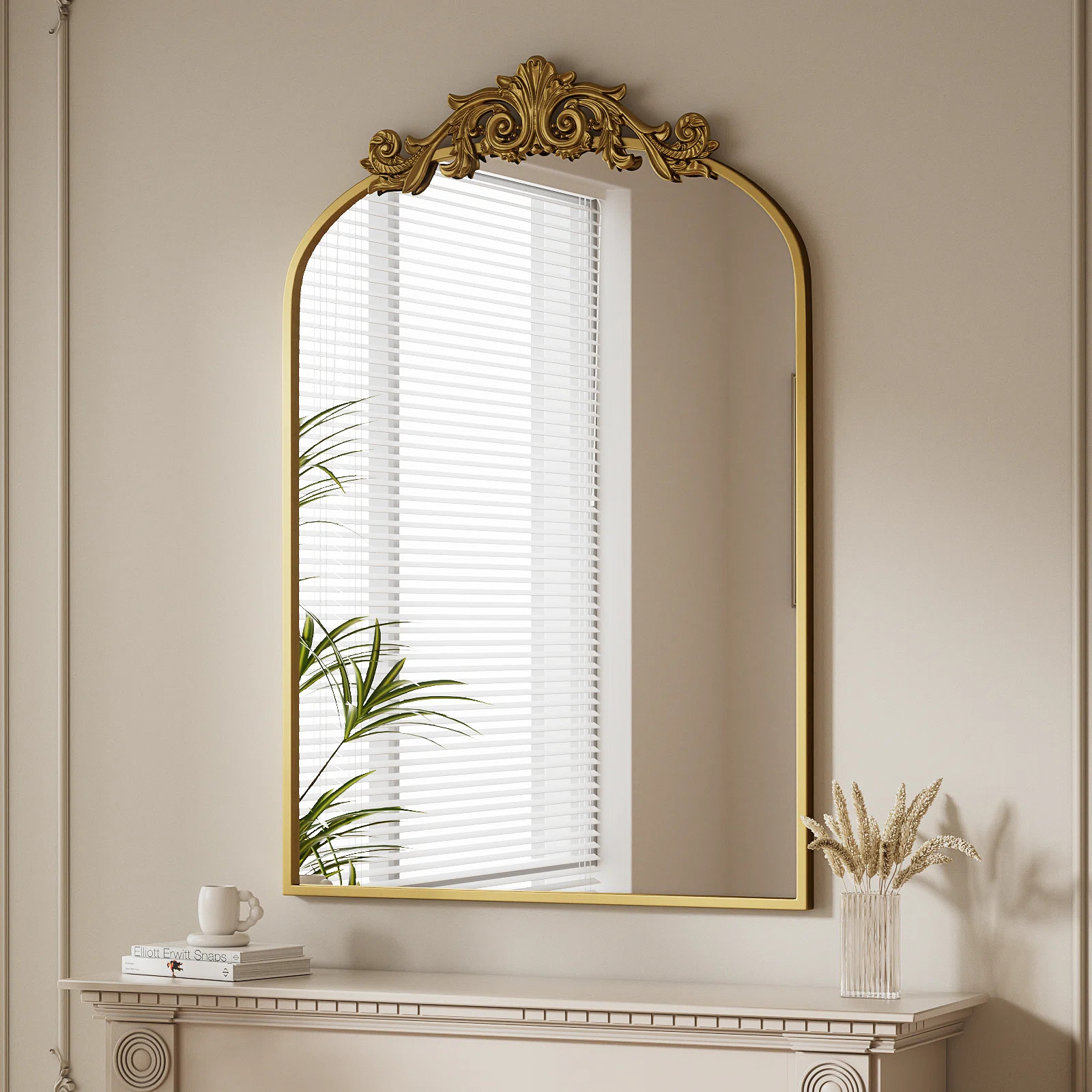 Eyler Metal Arch Wall Mirror | Wayfair North America