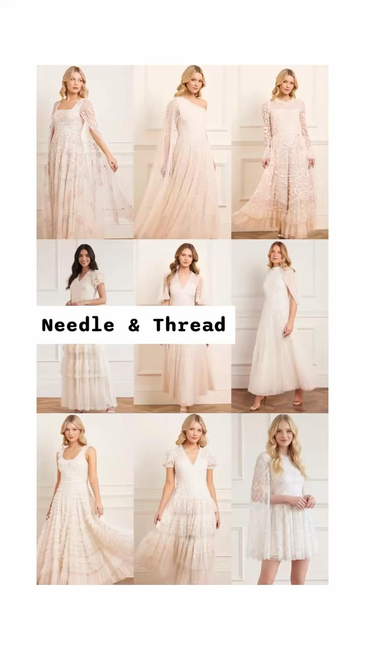 Up to 50% off these romantic bridal dresses at Needle & Thread.

Reception dresses, bride wedding dresses, courthouse elopement dresses, long white dresses, minimalist wedding dresses, or micro wedding dresses, summer dresses.

#LTKSeasonal #LTKWedding #LTKSaleAlert