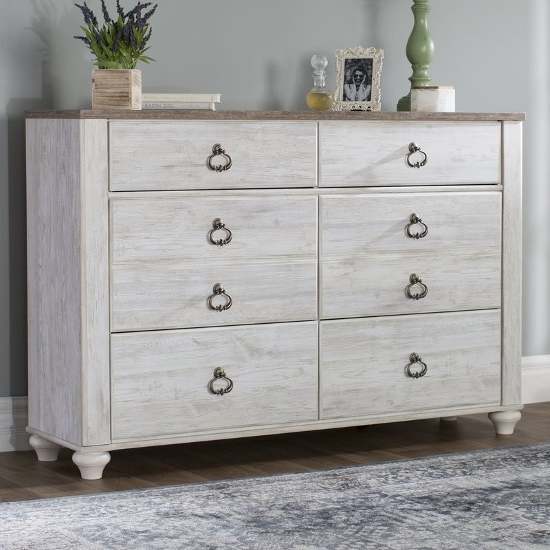 Theus 6 Drawer Double Dresser | Wayfair North America
