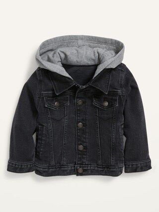 Hooded Jean Trucker Jacket for Toddler Boys | Old Navy (CA)