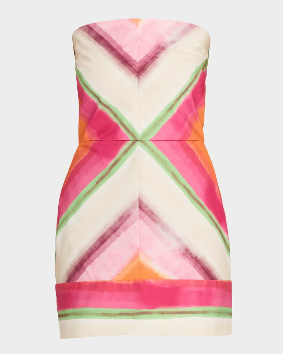 JBQ Sofia Strapless Mini Dress | Neiman Marcus