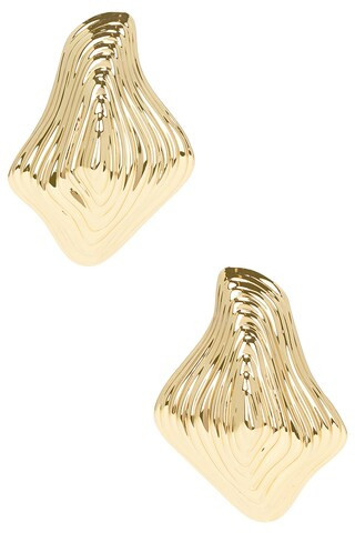 Relic Earring in Shiny Brass | Revolve Clothing (Global)