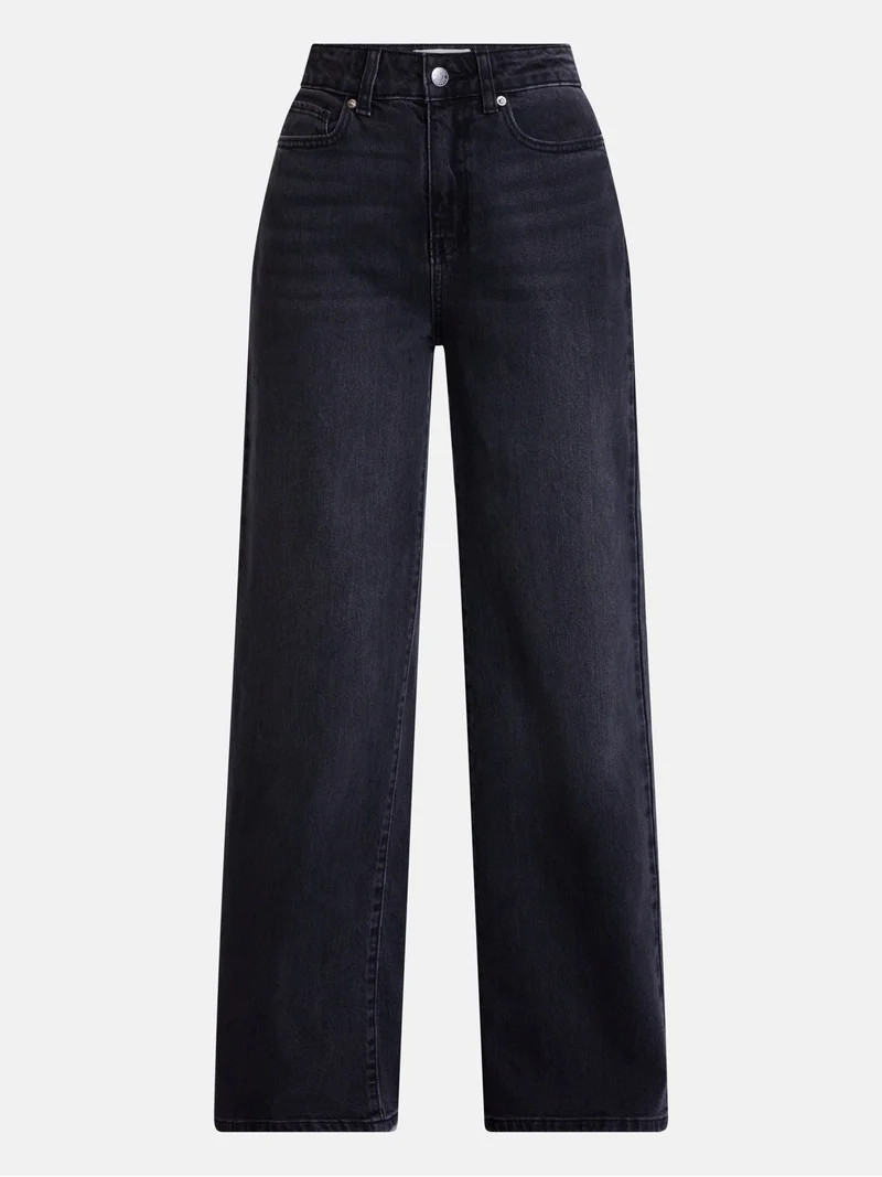 Scenario Women's Wide Leg Jeans, Sizes 0-20 | Walmart (US)