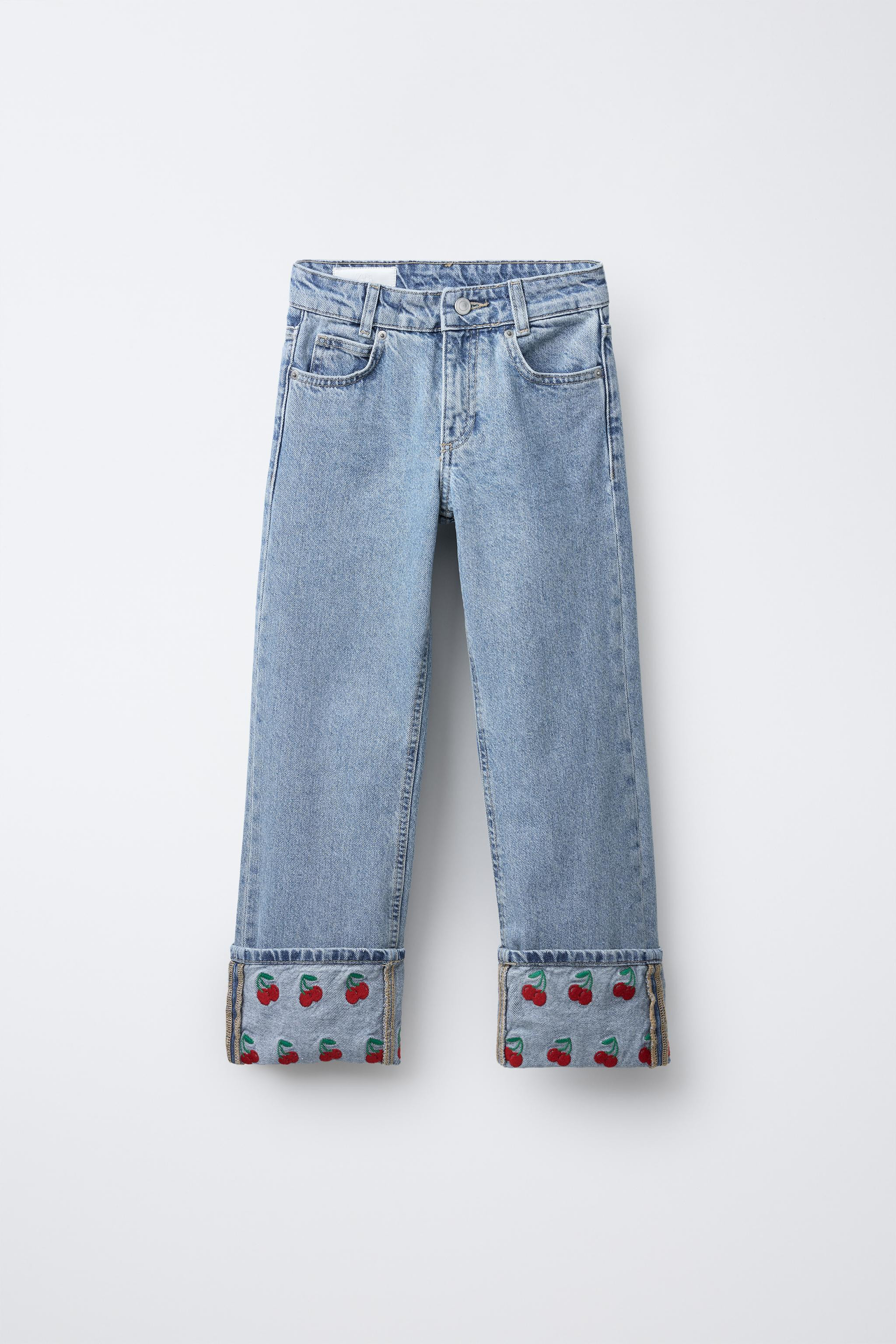 STRAIGHT CHERRY JEANS | Zara US