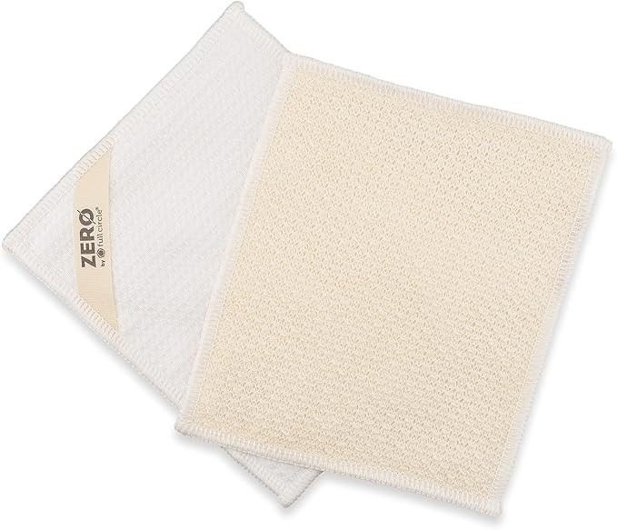 Amazon.com: Full Circle Zero Waste Washi Scrubby Cloths, Set of 2 – Absorbent Dual Action Dishc... | Amazon (US)