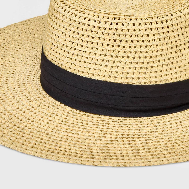 Women's Floppy Straw Boater Hat - A New Day™ | Target