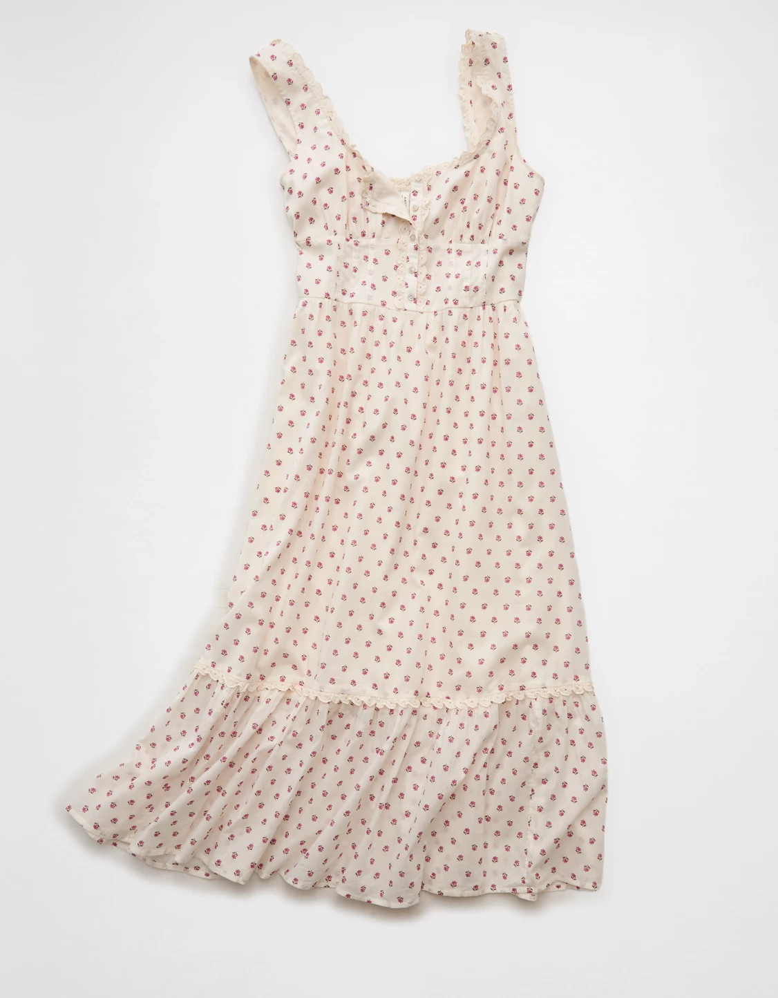 AE Catie Corset Midi Dress | American Eagle Outfitters (US & CA)