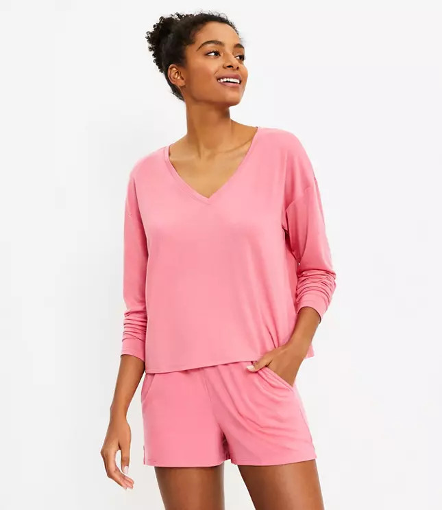 Jersey Pajama Tee | LOFT