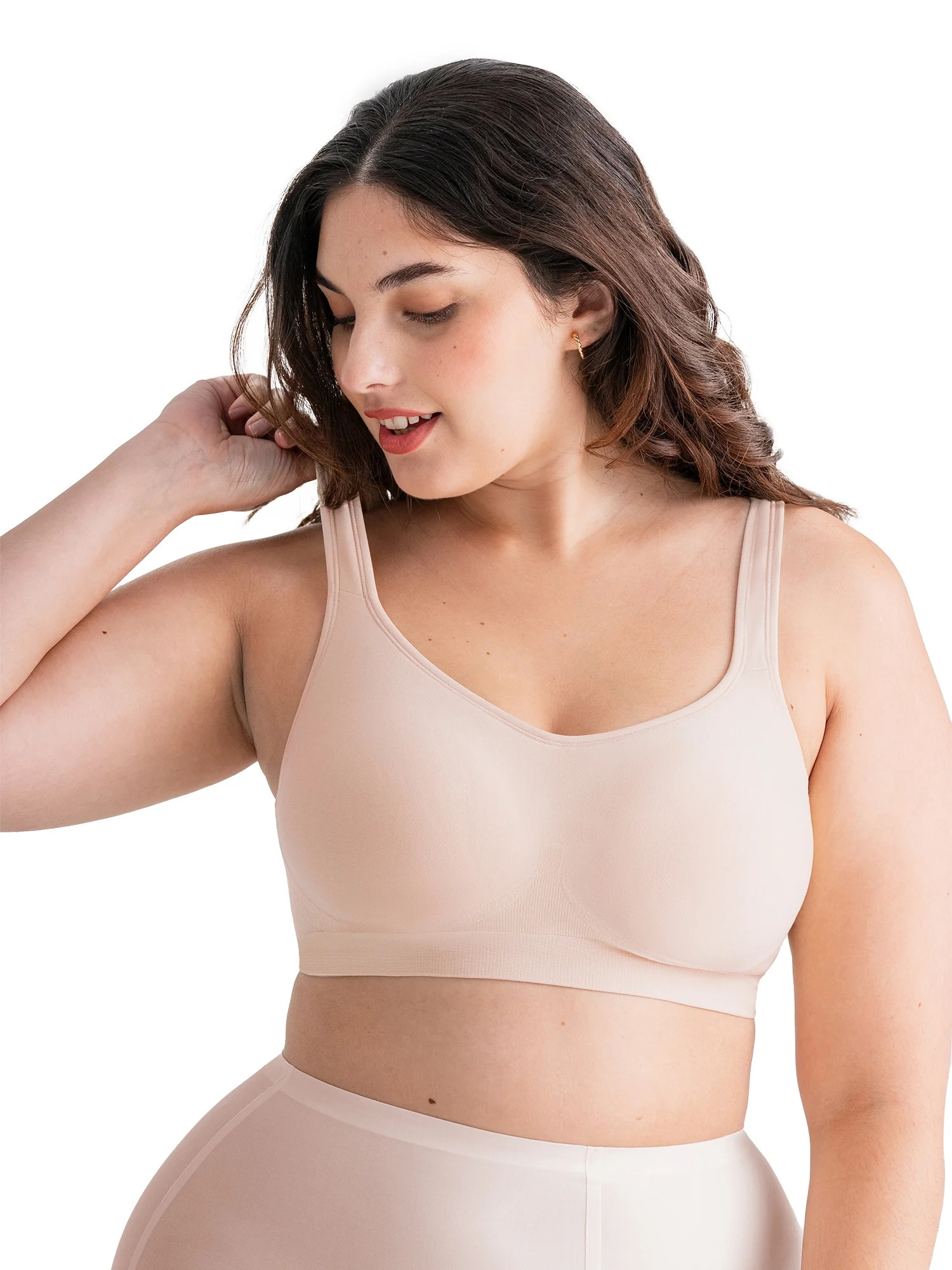 Shapermint Core Wireless Shaper Bra for Women - Comfortable Support with Adjustable Fit, Sizes S ... | Walmart (US)