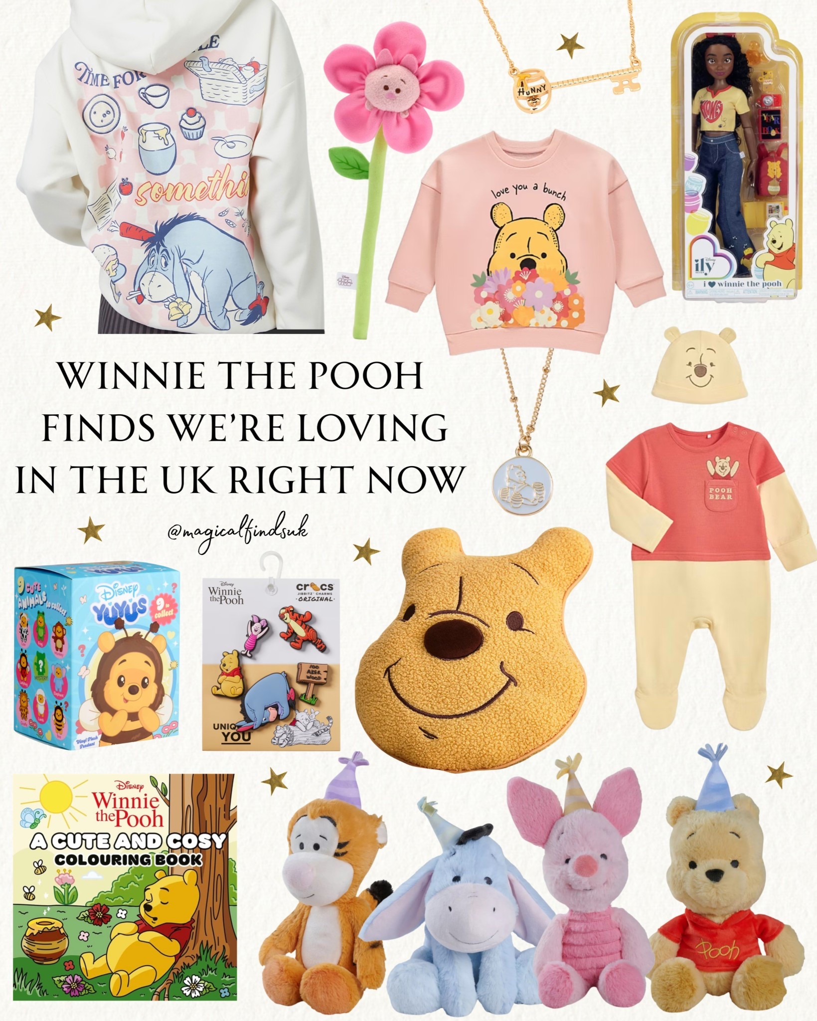 Winnie the Pooh finds we’re loving in the UK at the moment! 🧸💛✨🌼