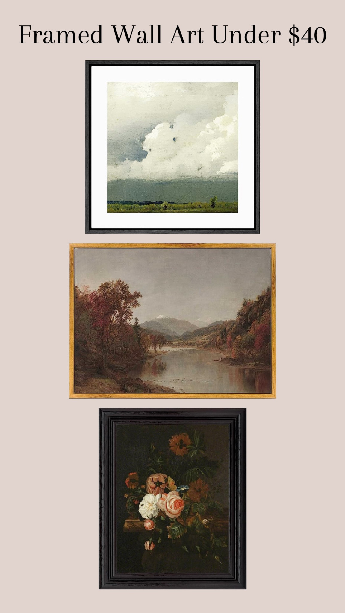 Framed Wall Art Under $40 #framedart #wallart #art #homedecor 

#LTKFind #LTKhome #LTKunder50