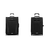 Travelpro Maxlite 5-Softside Lightweight Expandable Upright Luggage, Black, 2-Piece Set (21/25) | Amazon (US)