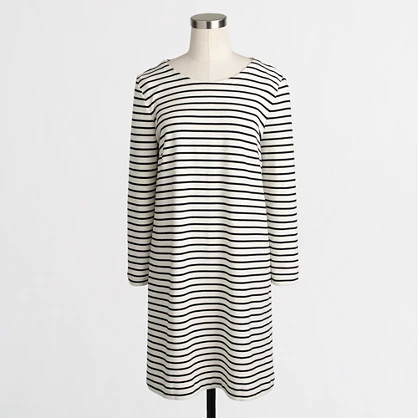 Factory striped knit dress | J.Crew Factory