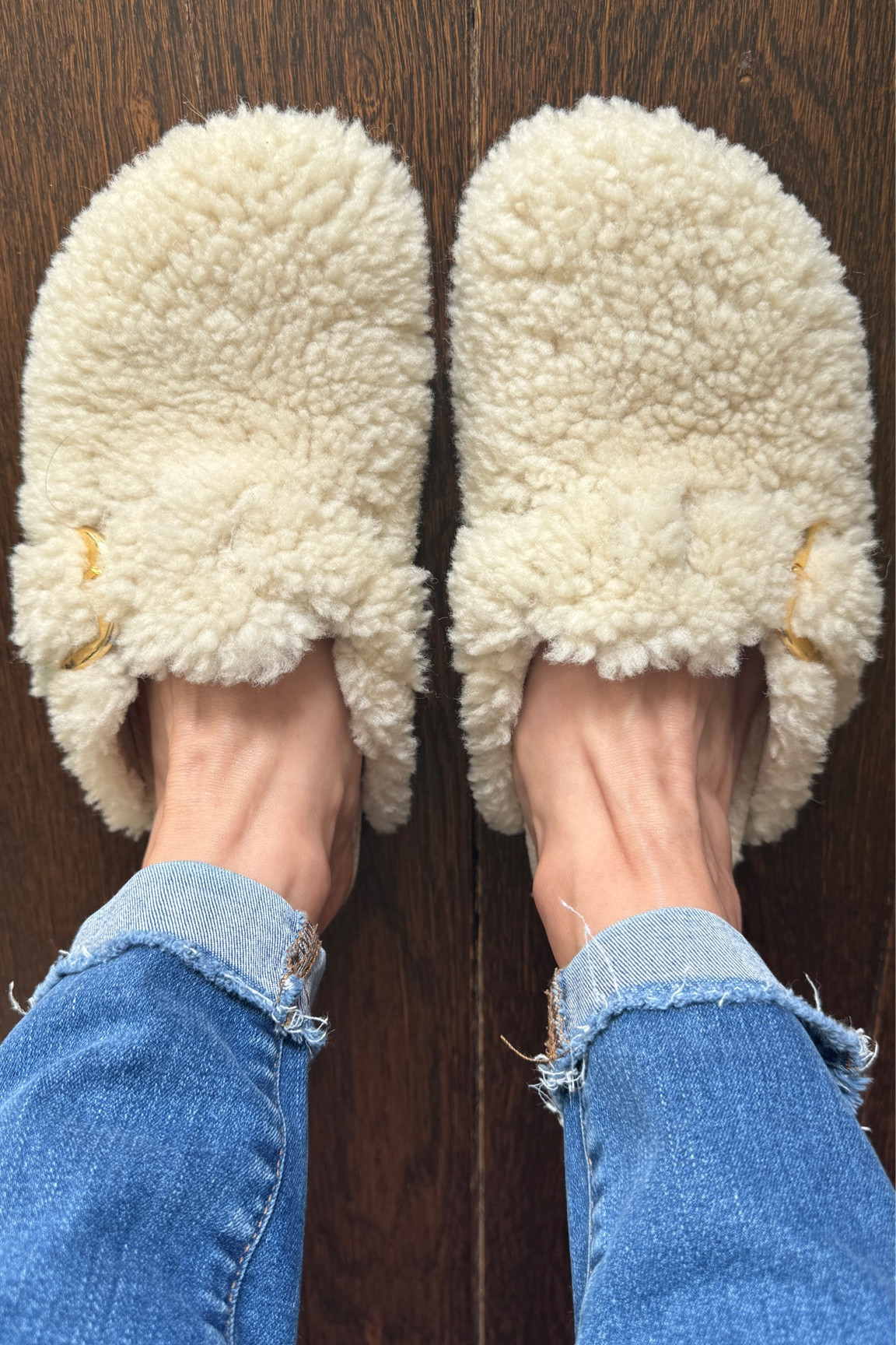 Cozy shearling slippers

#LTKstyletip #LTKover40 #LTKMostLoved