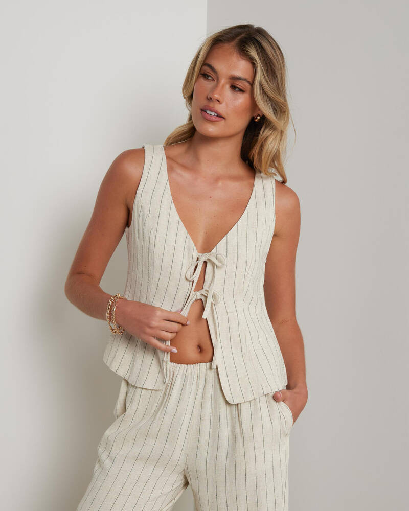 Leo Zoe Stripe Top | City Beach (US)