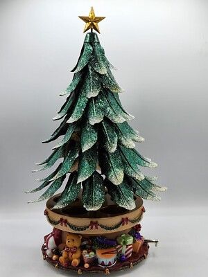 Partylite Musical Christmas Tea Light Candle Holder Glowing Tree 15” Retired | eBay US
