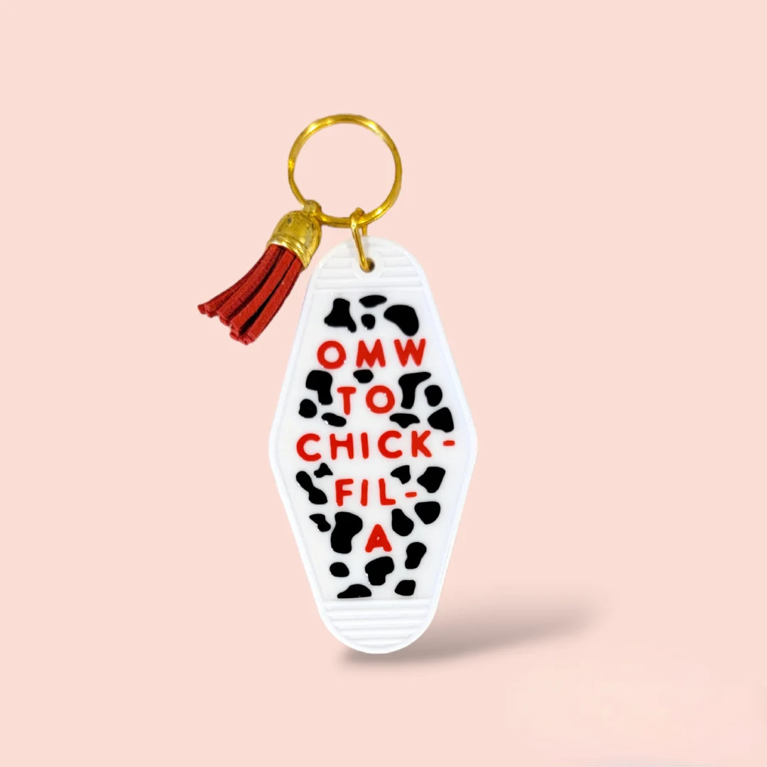 OMW to CFA Cute & Fun Motel Keychain - Etsy | Etsy (US)
