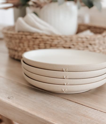 Back in stock! My favorite stoneware dinnerware set from Walmart is back in stock! Grab one quick! 16 piece set only $54! Dave & Jenny Marrs line at @walmart. 

#LTKhome