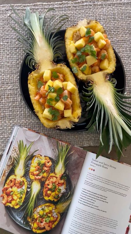 Make this EASY Spicy Shrimp Pineapple Boats from the Skinnytaste Simple Cookbook! Buy the book or shop the ingredients! And I linked my green sweater and Mother jeans which are my favorite! 

#LTKSpringSale #LTKhome #LTKsalealert